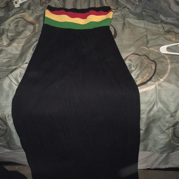 rasta maxi dress